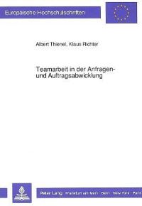 Book Cover for Teamarbeit in Der Anfragen- Und Auftragsabwicklung by Klaus Richter, Albert Thienel