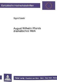 Book Cover for August Wilhelm Ifflands Dramatisches Werk by Sigrid Salehi
