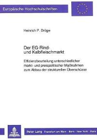 Book Cover for Der EG-Rind- Und Kalbfleischmarkt by Heinrich P Dröge