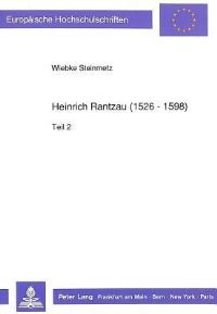 Book Cover for Heinrich Rantzau (1526 - 1598) by Wiebke Steinmetz