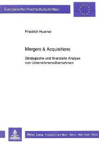 Book Cover for Mergers & Acquisitions by Friedrich Huemer