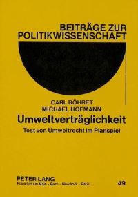 Book Cover for Umweltvertraglichkeit by Michael Hofmann, Carl Böhret