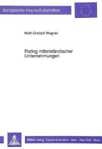 Book Cover for Rating Mittelstandischer Unternehmungen by Wolf-Christof Wagner