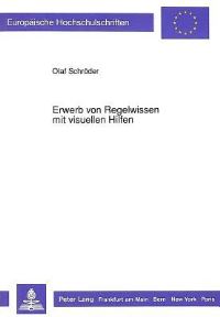 Book Cover for Erwerb Von Regelwissen Mit Visuellen Hilfen by Olaf Schröder