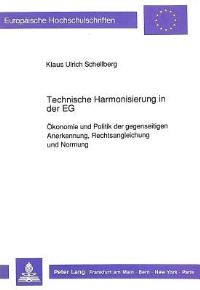 Book Cover for Technische Harmonisierung in Der EG by Klaus Ulrich Schellberg