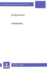 Book Cover for Terrorismus by Georgios Kaouras