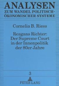 Book Cover for Reagans Richter by Cornelia B Riess
