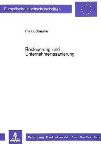 Book Cover for Besteuerung Und Unternehmenssanierung by Pia Buchmüller