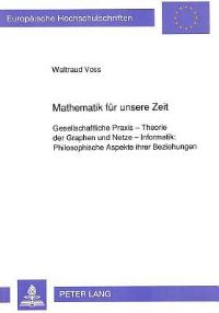 Book Cover for Mathematik Fur Unsere Zeit by Waltraud Voss