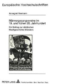 Book Cover for Mannergesangvereine Im 19. Und Fruhen 20. Jahrhundert by Annegret Heemann