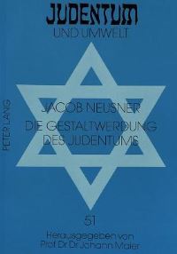 Book Cover for Die Gestaltwerdung Des Judentums by Jacob Neusner