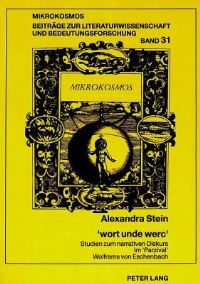 Book Cover for 'Wort Unde Werc' by Alexandra Stein