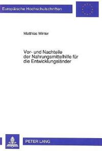Book Cover for Vor- Und Nachteile Der Nahrungsmittelhilfe Fur Die Entwicklungslander by Matthias Winter