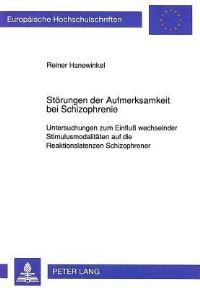 Book Cover for Storungen Der Aufmerksamkeit Bei Schizophrenie by Reiner Hanewinkel
