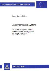 Book Cover for Das Dynamische System by KlaasHinrich Ehlers