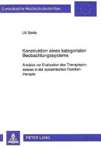 Book Cover for Konstruktion Eines Kategorialen Beobachtungssystems by Lili Seide