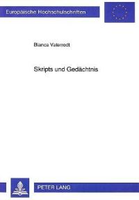 Book Cover for Skripts Und Gedachtnis by Bianca Vaterrodt