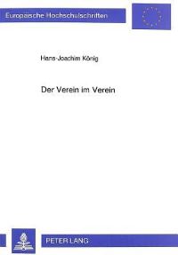 Book Cover for Der Verein Im Verein by HansJoachim König