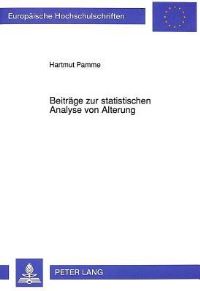 Book Cover for Beitrage Zur Statistischen Analyse Von Alterung by Hartmut Pamme