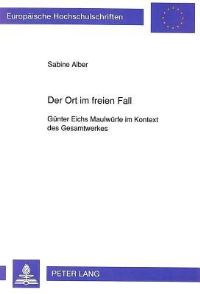 Book Cover for Der Ort Im Freien Fall by Sabine Alber