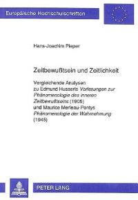 Book Cover for Zeitbewußtsein Und Zeitlichkeit by HansJoachim Pieper