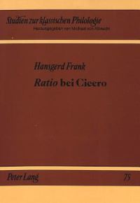 Book Cover for Ratio Bei Cicero by Hansgerd Frank