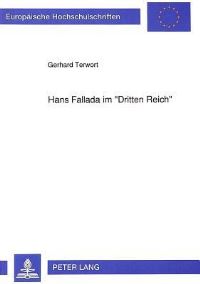 Book Cover for Hans Fallada Im «Dritten Reich>> by Gerhard Terwort