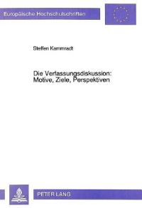 Book Cover for Die Verfassungsdiskussion by Steffen Kammradt