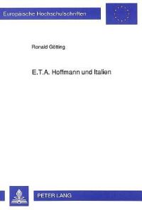 Book Cover for E.T.A. Hoffmann Und Italien by Ronald Götting