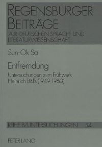 Book Cover for Entfremdung by SunOk Sa