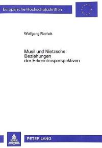 Book Cover for Musil Und Nietzsche by Wolfgang Rzehak