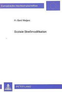 Book Cover for Soziale Streßmodifikation by HeinzGerd Weijers