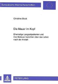 Book Cover for Die Mauer Im Kopf by Christine Block