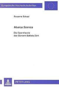 Book Cover for Musica Scenica by Susanne Schaal
