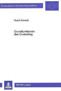 Book Cover for Grundfunktionen Des Controlling by Rudolf Schmidt