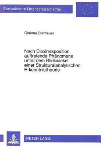 Book Cover for Nach Dioxinexposition Auftretende Phanomene Unter Dem Blickwinkel Einer Strukturalanalytischen Erkenntnistheorie by Corinna Dorrhauer