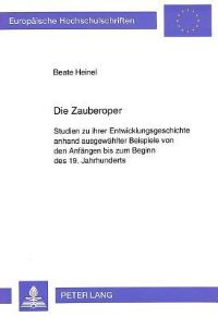 Book Cover for Die Zauberoper by Beate Heinel