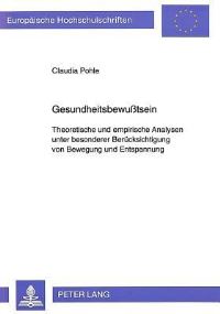 Book Cover for Gesundheitsbewußtsein by Claudia Pohle
