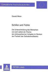 Book Cover for Schiller Und Fichte by Gerald Meier