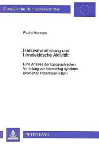 Book Cover for Herzwahrnehmung Und Hirnelektrische Aktivitat by Pedro Montoya