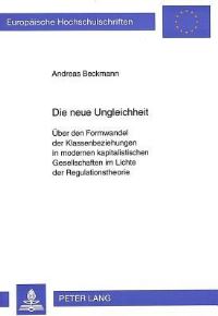 Book Cover for Die Neue Ungleichheit by Andreas Beckmann