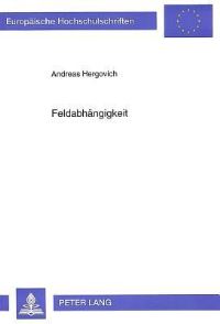 Book Cover for Feldabhangigkeit by Andreas Hergovich