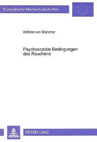 Book Cover for Psychosoziale Bedingungen Des Rauchens by Wilfried von Stünzner