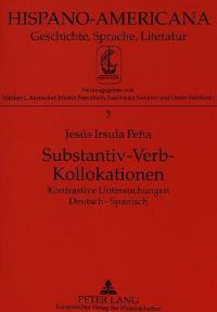 Book Cover for Substantiv-Verb-Kollokationen by Jesús Irsula Peña