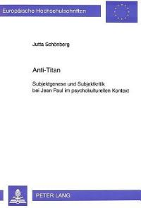 Book Cover for Anti-Titan by Jutta Schönberg