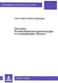 Book Cover for Derivative Konzernfinanzierungsrechnungen Im Multinationalen Konzern by 