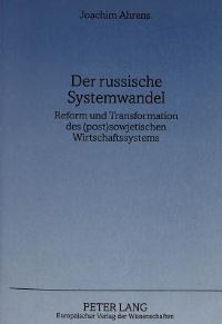 Book Cover for Der Russische Systemwandel by Joachim Ahrens