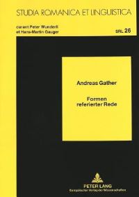 Book Cover for Formen Referierter Rede by Andreas Gather