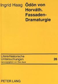 Book Cover for Odon Von Horvath. Fassaden-Dramaturgie by Ingrid Haag