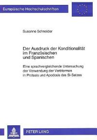 Book Cover for Der Ausdruck Der Konditionalitat Im Franzosischen Und Spanischen by Susanne Schneider